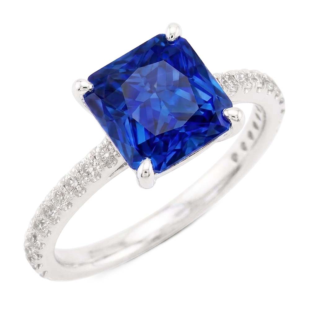 Bague Saphir Naturel 3.50 Carats