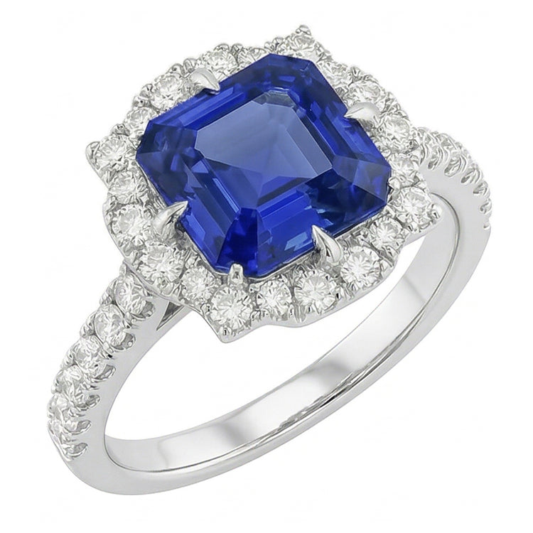 Bague Saphir Naturel 3.50 Carats