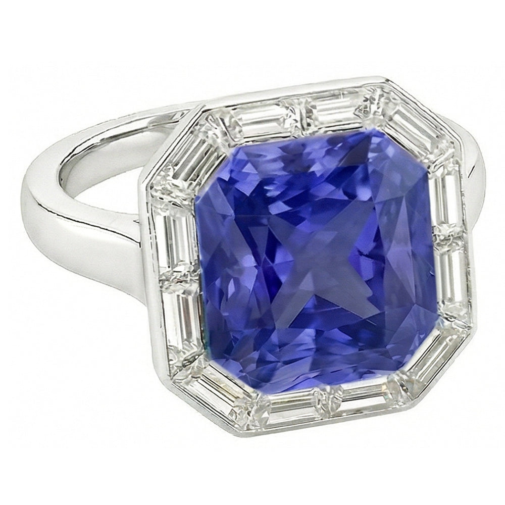 Bague Saphir Naturel 3.50 Carats