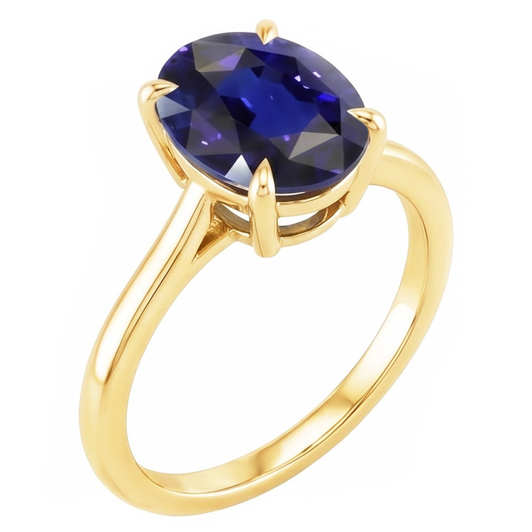 Bague Saphir Naturel 3.50 Carats