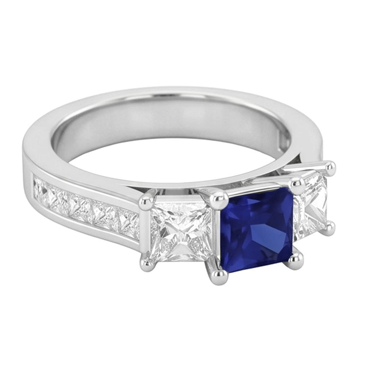 Bague Saphir Naturel 3.50 Carats