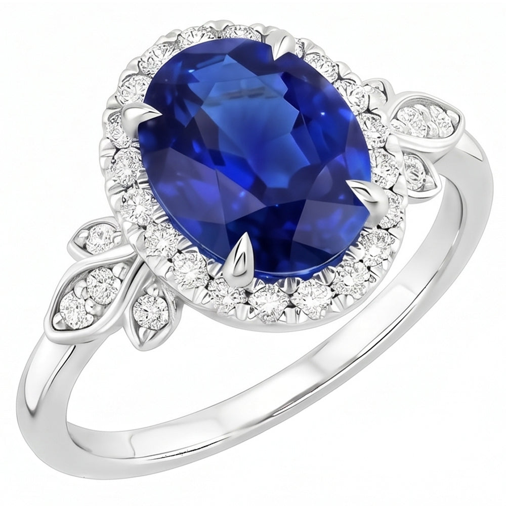 Bague Saphir Naturel 3.50 Carats