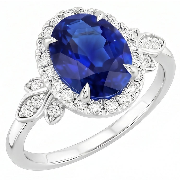 Bague Saphir Naturel 3.50 Carats