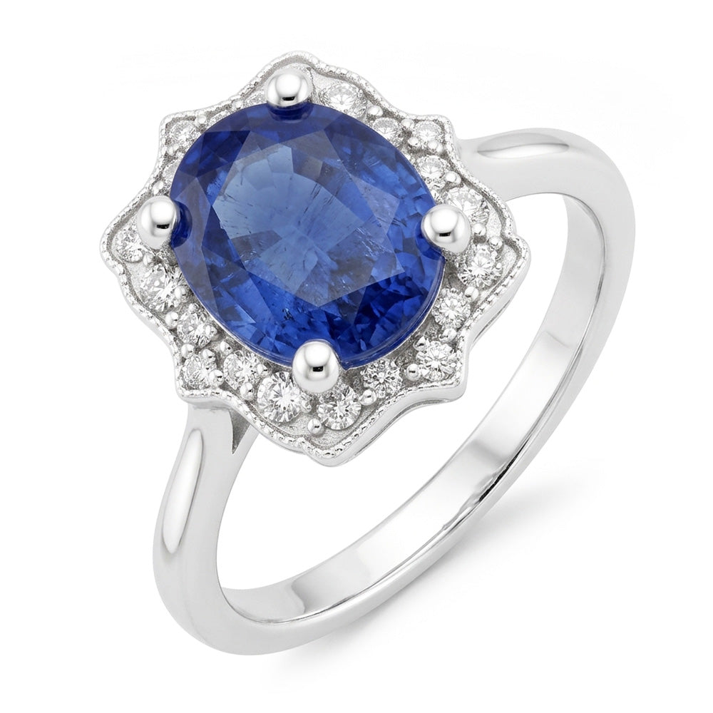 Bague Saphir Naturel 3.50 Carats