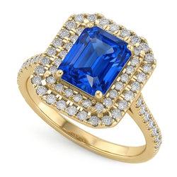 Bague Saphir Naturel 3.50 Carats