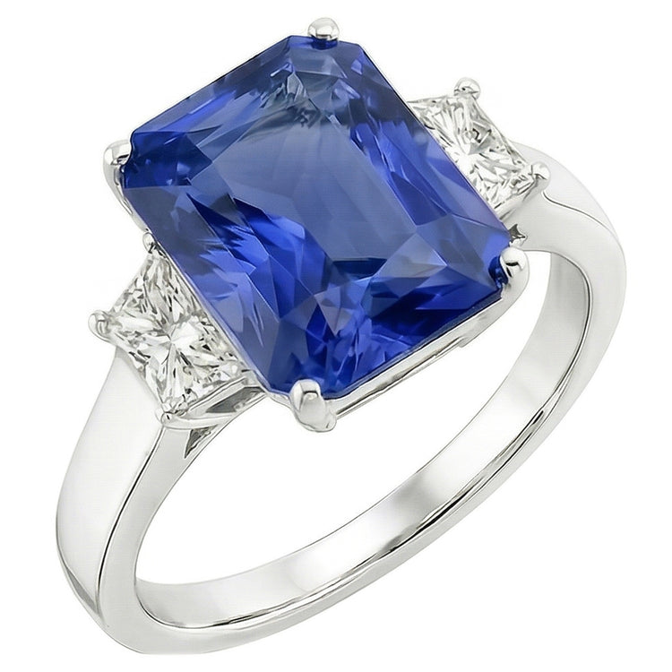 Bague Saphir Naturel 3.50 Carats