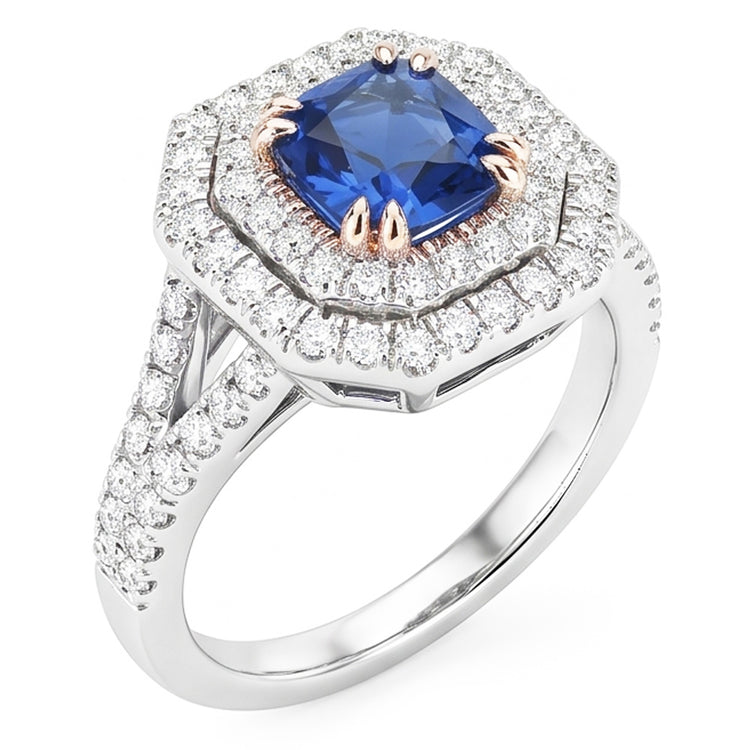 Bague Saphir Naturel 3.50 Carats