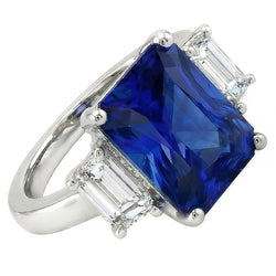 Bague Saphir Naturel 3.50 Carats