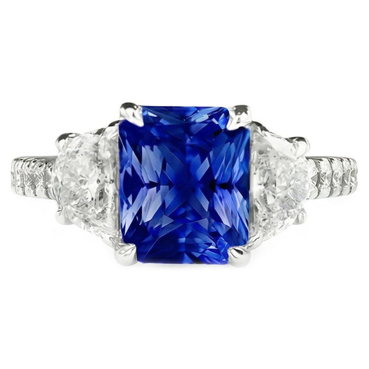 Bague Saphir Naturel 3.50 Carats