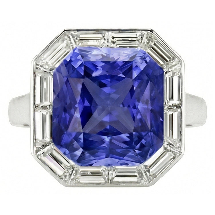 Bague Saphir Naturel 3.50 Carats