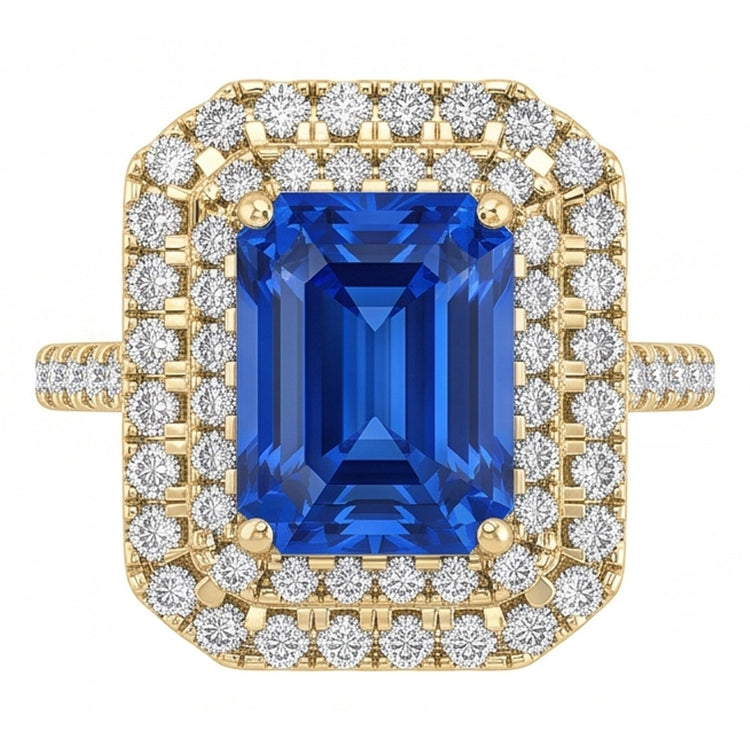 Bague Saphir Naturel 3.50 Carats