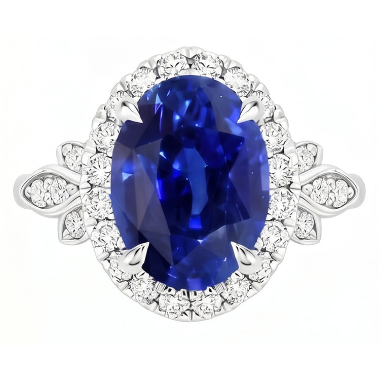 Bague Saphir Naturel 3.50 Carats
