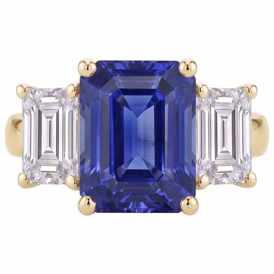 Bague Saphir Naturel 3.50 Carats