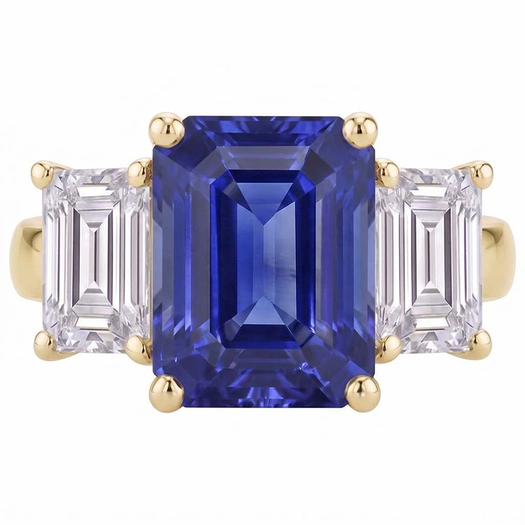 Bague Saphir Naturel 3.50 Carats