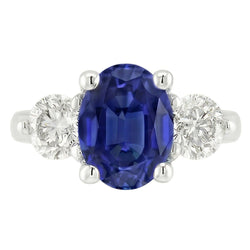 Bague Saphir Naturel 3.50 Carats