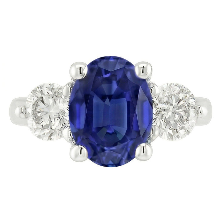 Bague Saphir Naturel 3.50 Carats