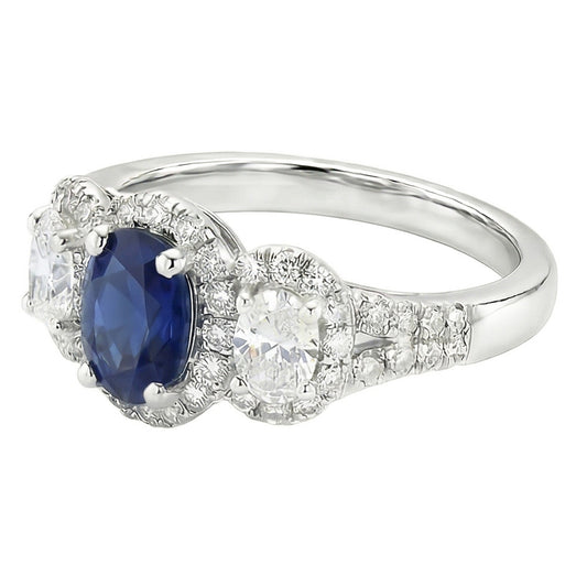 Bague Saphir Naturel 3.50 Carats