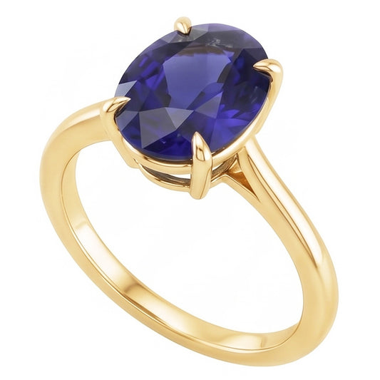 Bague Saphir Naturel 3.50 Carats