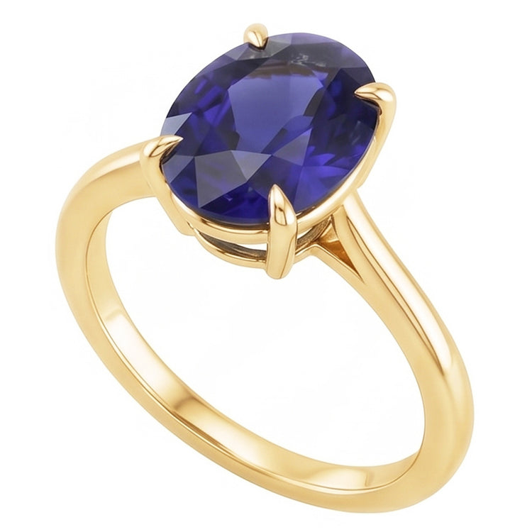 Bague Saphir Naturel 3.50 Carats