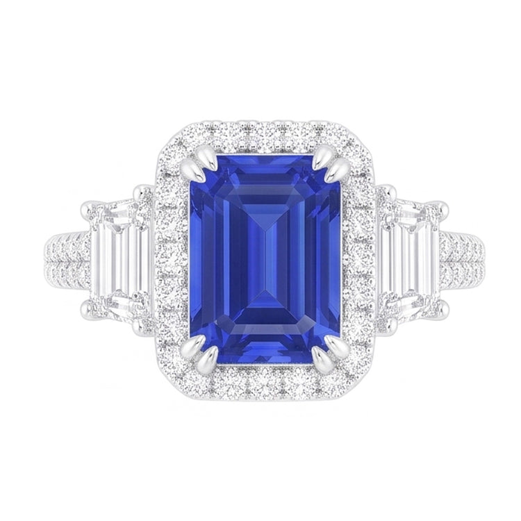 Bague Saphir Naturel 3.50 Carats