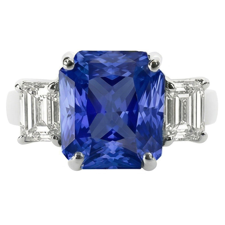 Bague Saphir Naturel 3.50 Carats