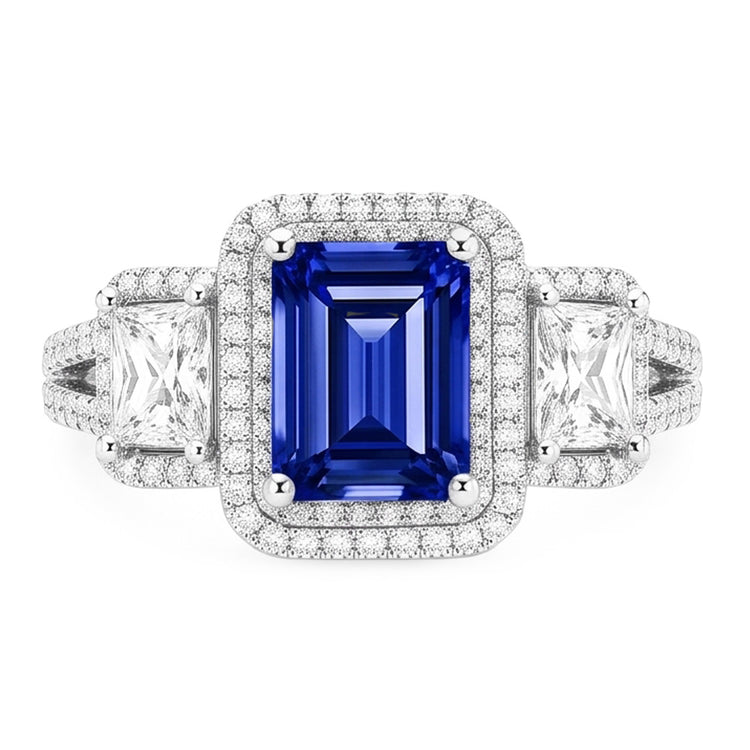 Bague Saphir Naturel 3.50 Carats