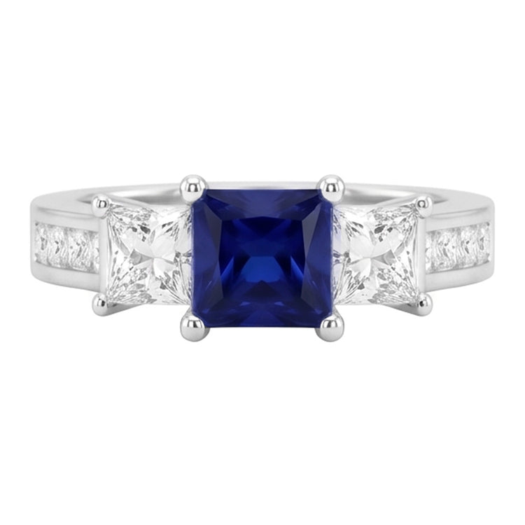 Bague Saphir Naturel 3.50 Carats