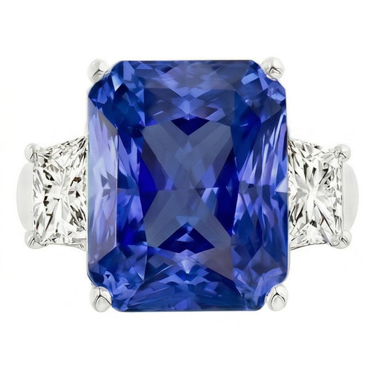 Bague Saphir Naturel 3.50 Carats