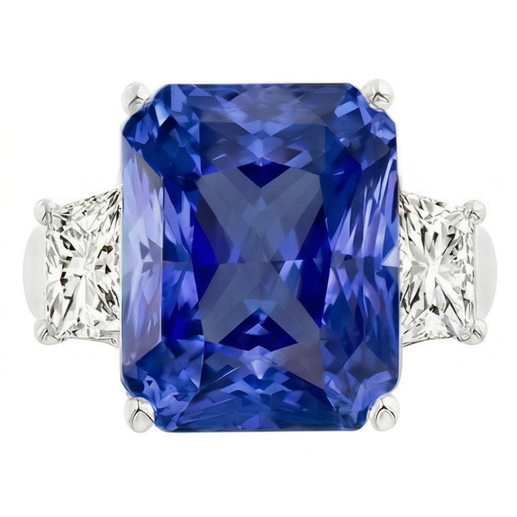 Bague Saphir Naturel 3.50 Carats