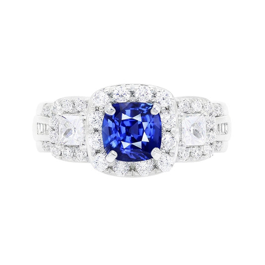 Bague Saphir Naturel 3.50 Carats