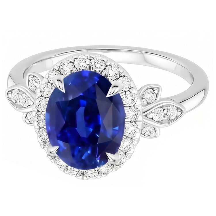 Bague Saphir Naturel 3.50 Carats
