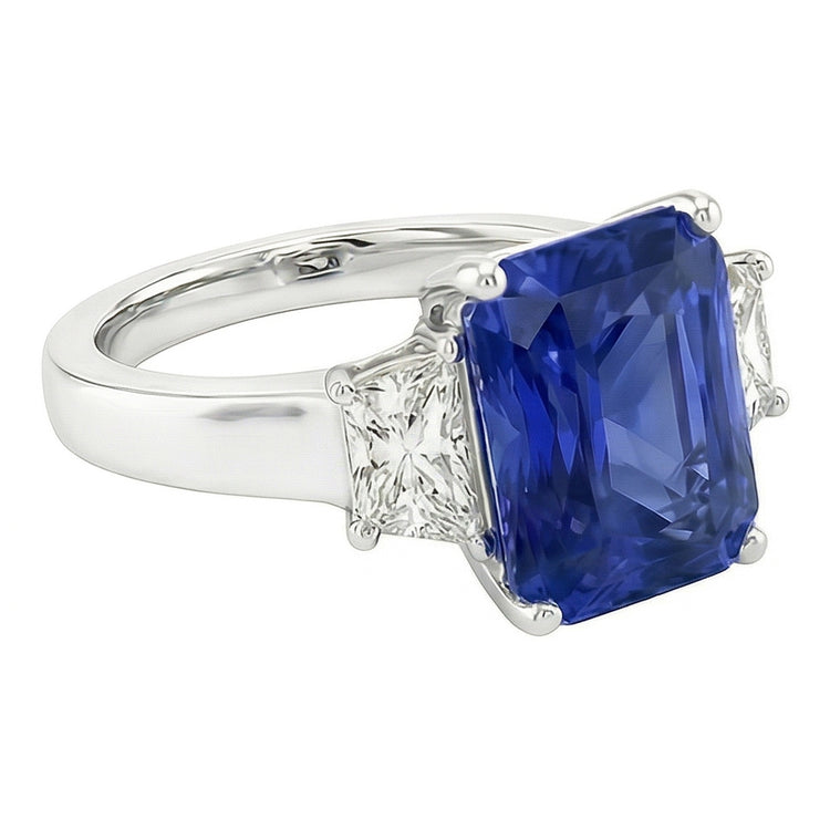 Bague Saphir Naturel 3.50 Carats