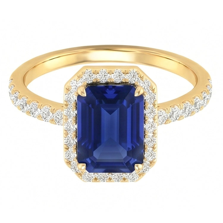 Bague Saphir Naturel 3.50 Carats