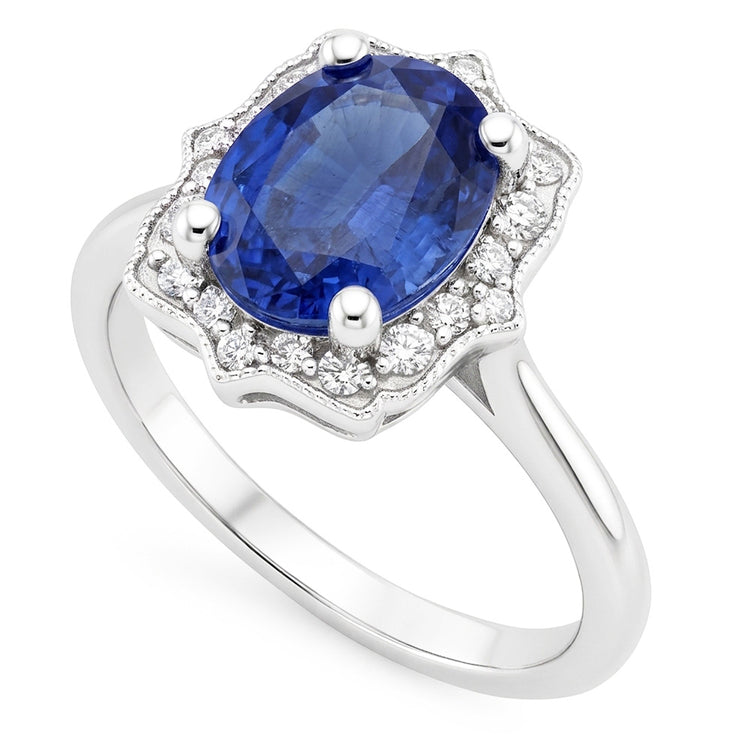 Bague Saphir Naturel 3.50 Carats