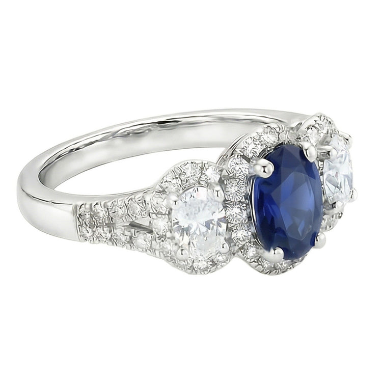 Bague Saphir Naturel 3.50 Carats