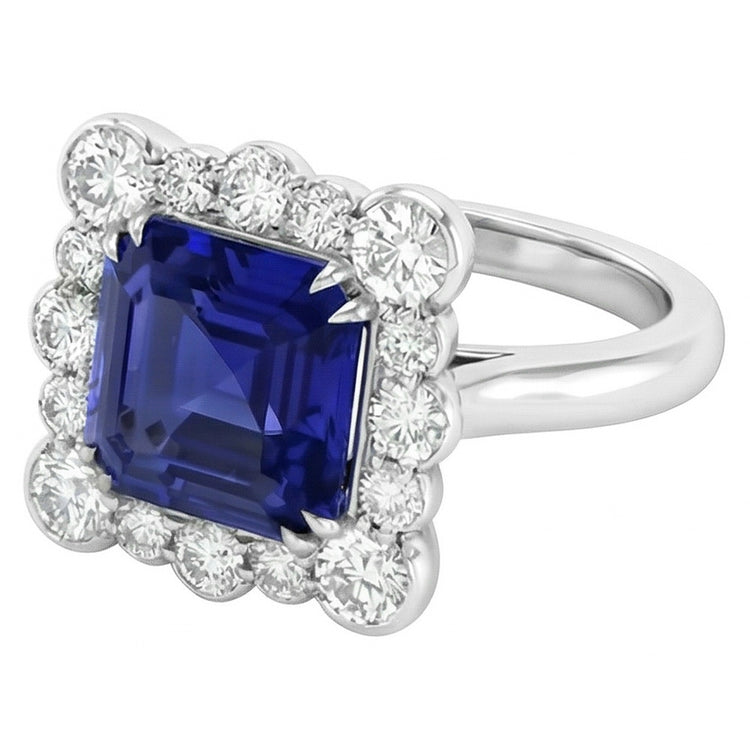 Bague Saphir Naturel 3.50 Carats