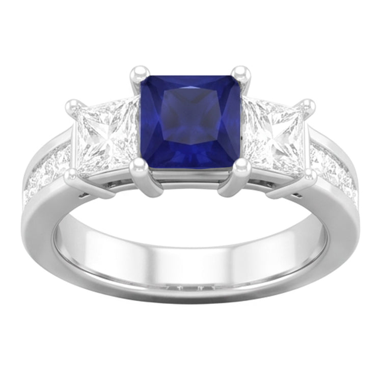 Bague Saphir Naturel 3.50 Carats