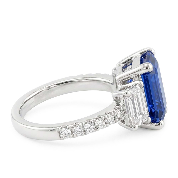 Bague Saphir Naturel 3.50 Carats