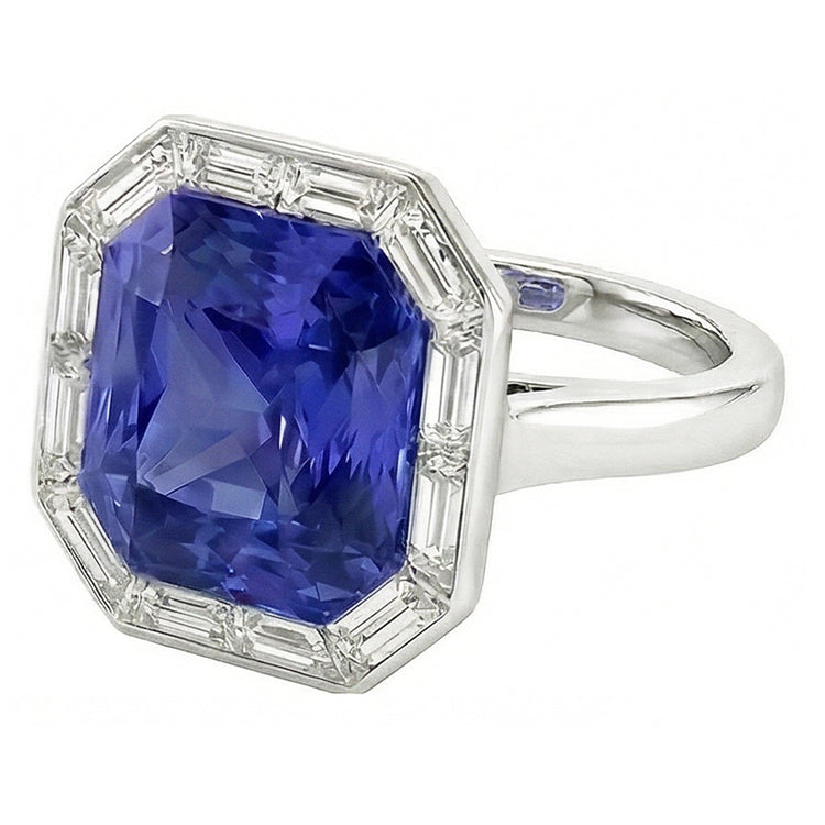 Bague Saphir Naturel 3.50 Carats