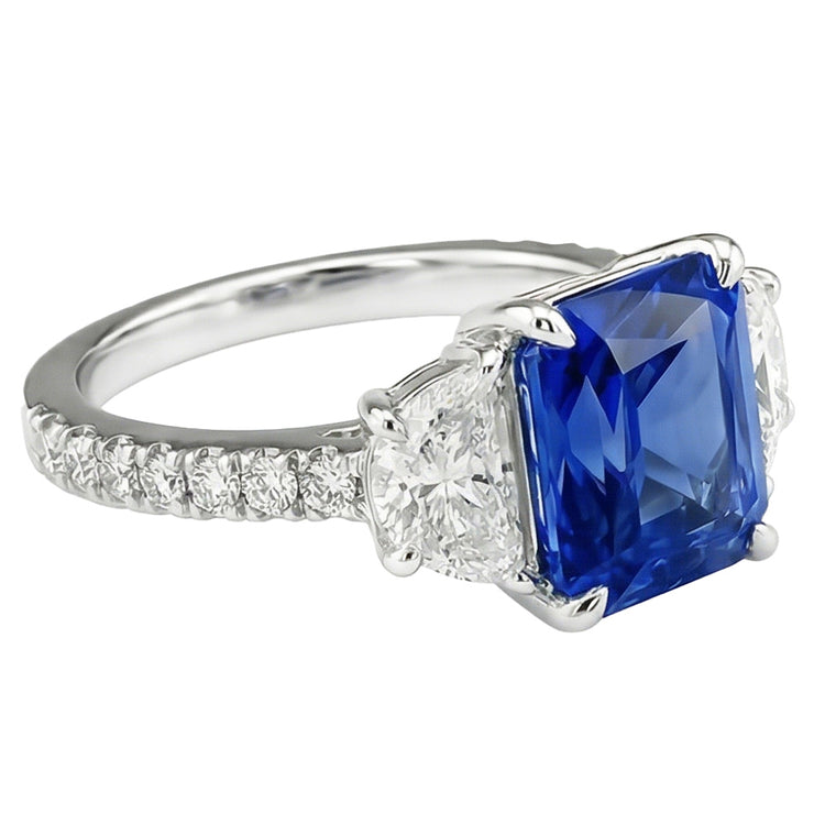 Bague Saphir Naturel 3.50 Carats