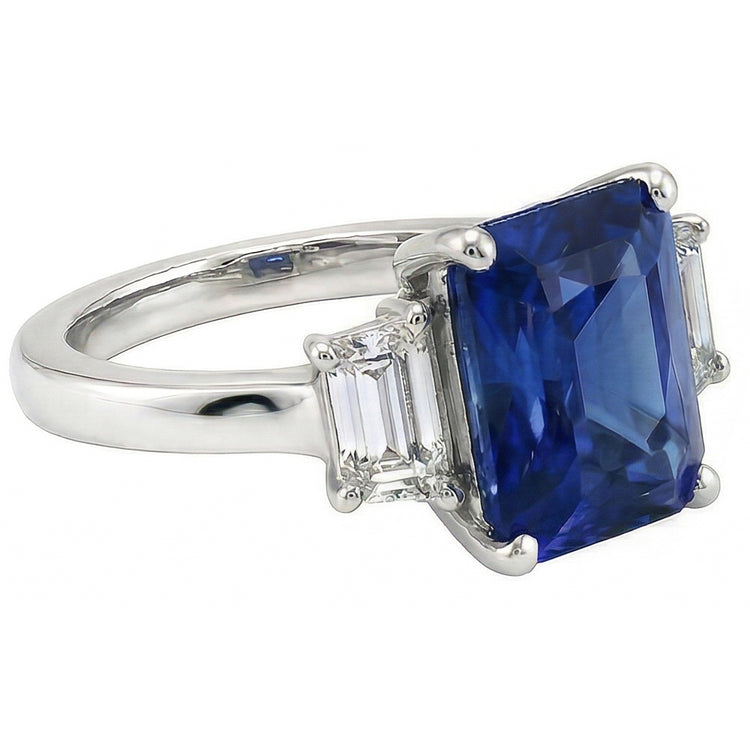 Bague Saphir Naturel 3.50 Carats
