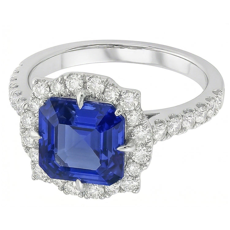 Bague Saphir Naturel 3.50 Carats