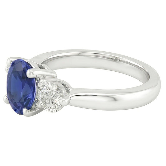 Bague Saphir Naturel 3.50 Carats