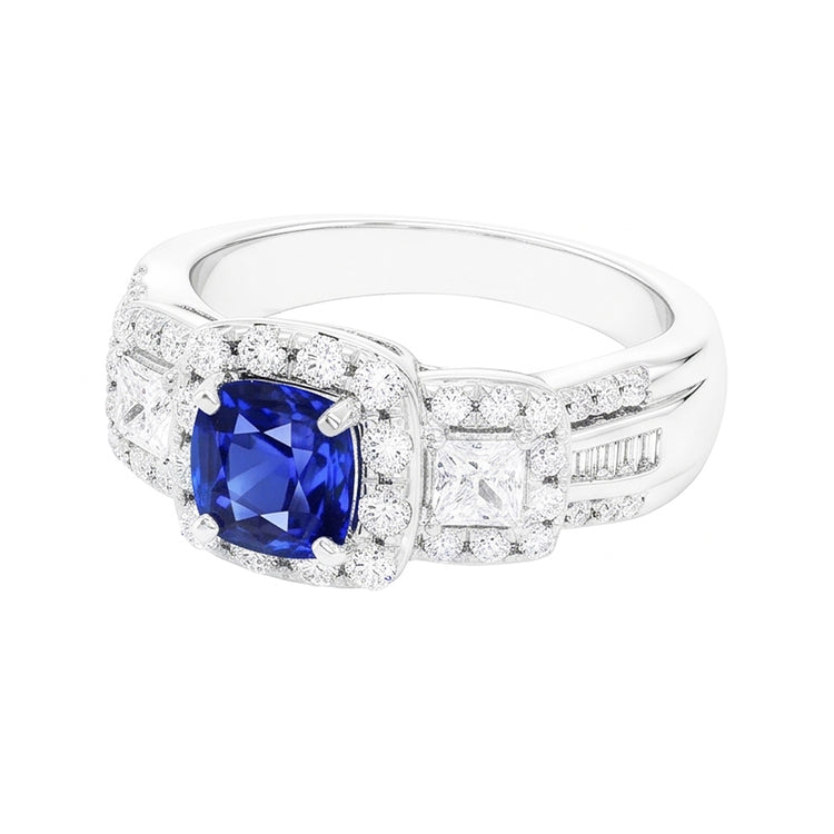 Bague Saphir Naturel 3.50 Carats