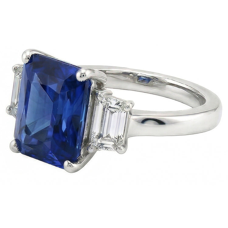 Bague Saphir Naturel 3.50 Carats