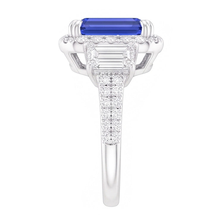 Bague Saphir Naturel 3.50 Carats