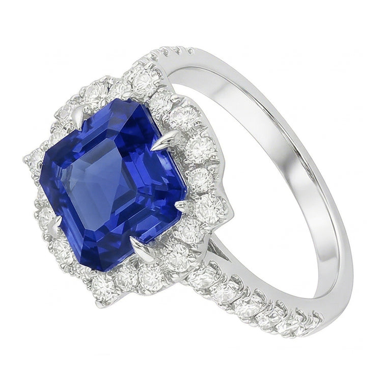 Bague Saphir Naturel 3.50 Carats
