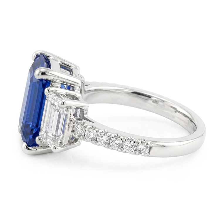 Bague Saphir Naturel 3.50 Carats