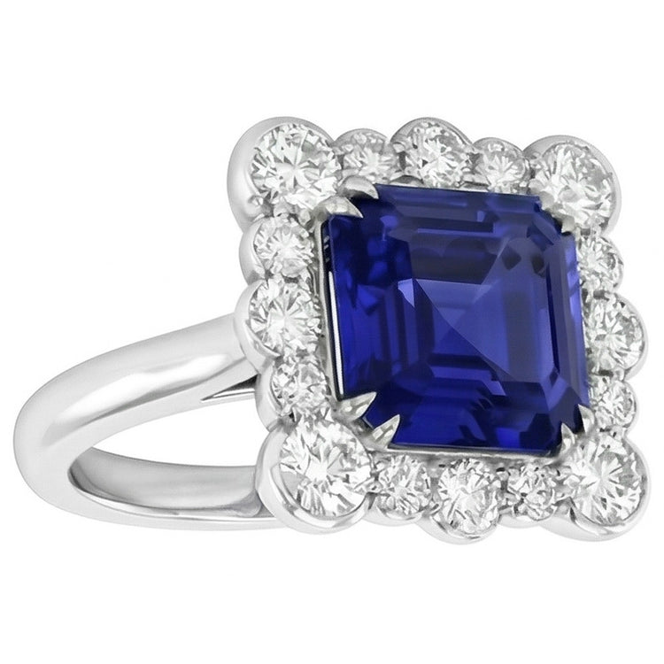 Bague Saphir Naturel 3.50 Carats