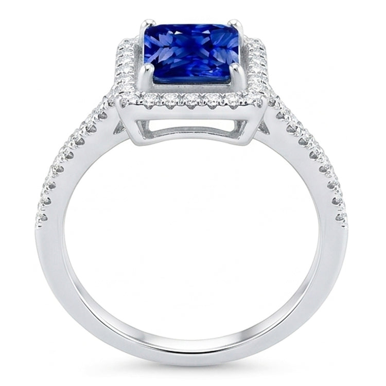 Bague Saphir Naturel 3.50 Carats